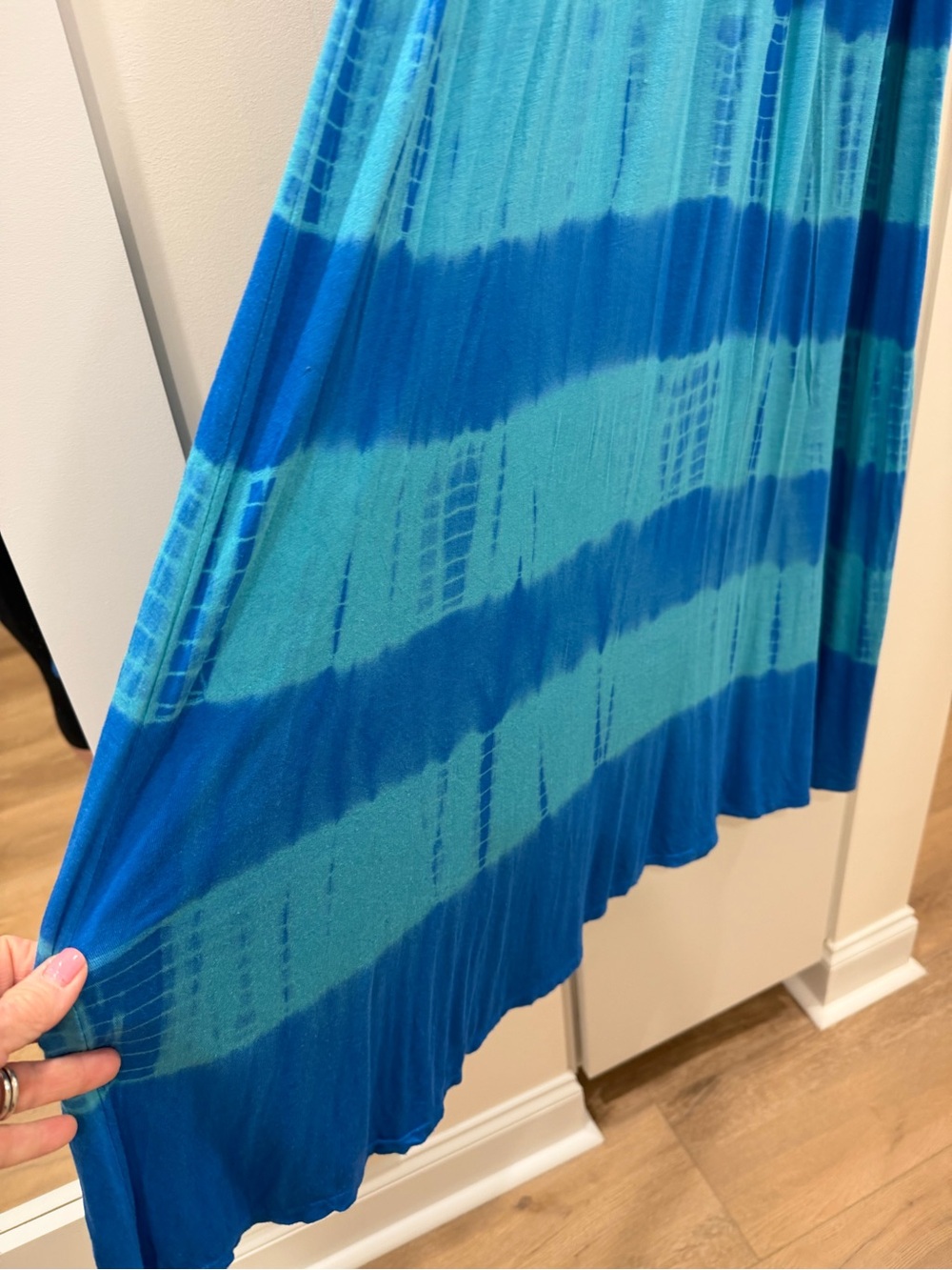 Love Token Blue and Teal Ombre Maxi Dress SZ S - Picture 5 of 8